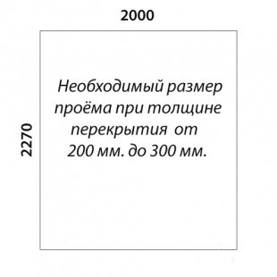 П-образная лестница «Восток-Элегант» ПП-950-17