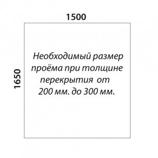 П-образная лестница «Восток-Элегант» П-790-05