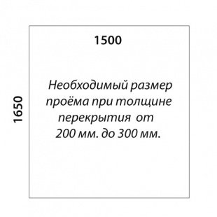 П-образная лестница «Восток-Элегант» П-790-14