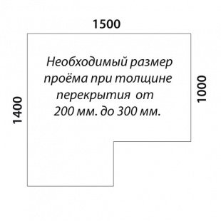 Лестница для дачи «Восток-Элегант» П-790-10