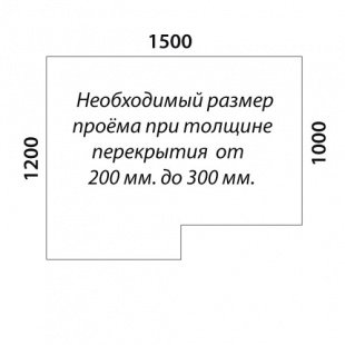 П-образная лестница «Восток-Элегант» П-790-09
