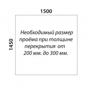 П-образная лестница «Восток-Элегант» П-790-07