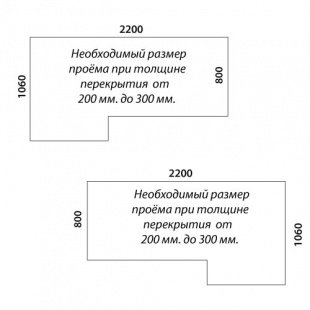 Лестница в коттедж «Восток-Элегант» П2-790-17