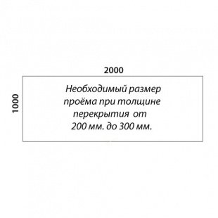 П-образная лестница «Восток-Элегант» П2-790-37