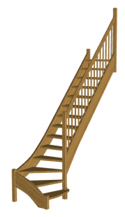 Лестница для дачи «Восток-Элегант» Г-950-11